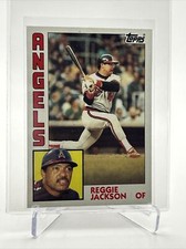 1984 Topps Reggie Jackson Baseball Card #100 NM-Mint FREE SHIPPING