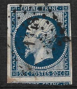 France 1853 used stamp - 18-2 - Picture 1 of 1
