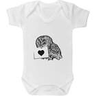 'Valentines Owl' Baby Grows / Bodysuits (GR037442)