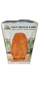Himalayan Glow Healing Natural Salt Lamp Plug In Wood Base 9" Tall - 6 lbs. - Picture 1 of 2