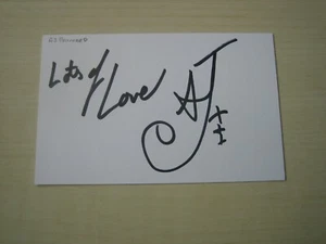 A J Pritchard (Strictly Come Dancing) signed RARE - Picture 1 of 1