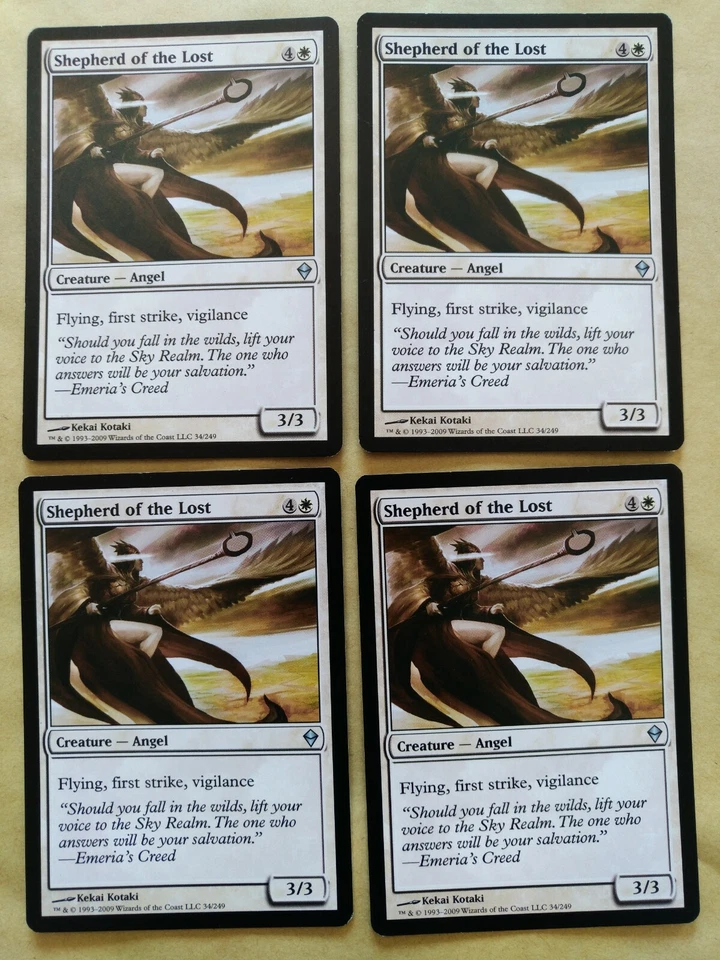 4x Shepherd of the Lost - MTG Zendikar ZEN Uncommon Excellent (EX) - Imagen 1 de 1