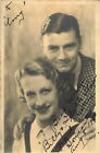 Vintage Signed Autograph Photo - Entertainers - Billy & Idylle Shaw