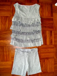 Mini Boden Tunika Shirt 7-8 Jahre + Zugabe Radlerhose - Bild 1 von 4
