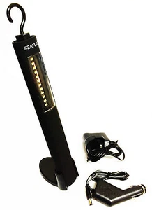 2 x 12 SMD LED WIEDERAUFLADBARE ARBEITSLEUCHTE TASCHENLAMPE INSPEKTIONSLAMPE kabellos mit Haken - Bild 1 von 1
