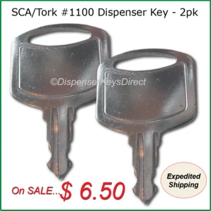 Tork Dispenser Key for Paper Towel and Toilet Tissue Dispensers- (2/pk.) - Picture 1 of 2