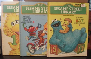 8 VOLS  The Sesame Street Library Muppets Volumes 1, 2,3,5,6,7 ,8 9 NO WRITING - Picture 1 of 3