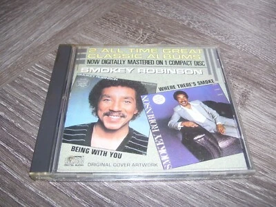 Smokey Robinson - Being With You / Wher There's Smoke * RARE CD USA Funk 1986 * - Bild 1 von 3