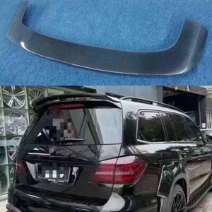 Real Carbon Fiber Roof Spoiler Wing Fits Mercedes Benz W166 GLS350 450 43 53 63 - Picture 1 of 3