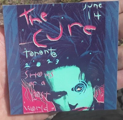 The Cure Live ☆  Promo Magnet  TORONTO ☆ June 14th, 2023   - Image 1 of 3