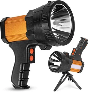 Super Bright Rechargeable Handheld LED Flashlight UltraLong Standby Lightweight - Picture 1 of 7