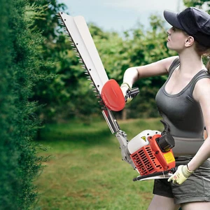 Cordless Gasoline Hedge Trimmer Gas Powered Handheld Hedge Trimmer 27.56in Blade - Picture 1 of 22