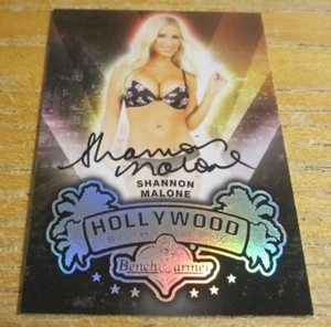 Tarjeta de autógrafos de Hollywood de Shannon Malone 2015 autografiada por banco más cálido #49 - Imagen 1 de 2
