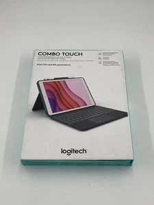 Logitech Combo Touch (iPad 7th-8th Gen) • BRAND NEW - Picture 1 of 8