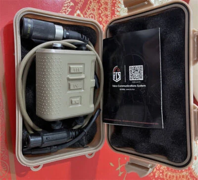 Multifunctional Dual Channel FCS V60 Tactical Headphone PTT PRC148 152 Military - Image 1 of 4