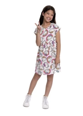 Hello Kitty Short Sleeve Play Dress Size X-Large (14-16) NWT - Image 1 of 4