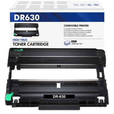 Batería 1PK DR630 compatible con Brother TN660 HL-L2300D HL-L2380DW MFC-L2740DW Foto 1 de 4