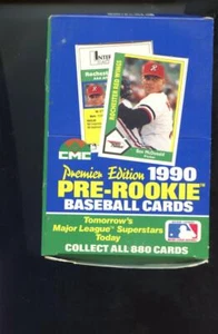 1990 CMC Baseball Wax Pack Box Pre-Rookie Set Premier Edition Minor League - Bild 1 von 1