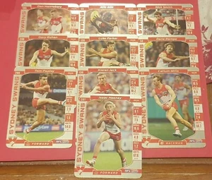 2017 Team Coach Sydney Swans 10 Gold Parallel cards - Papley, Aliir Aliir - Picture 1 of 1