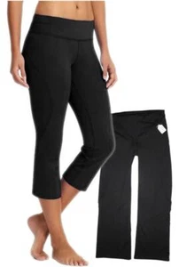 ATHLETA Womens Black WORK IT OUT CAPRI PANTS Gym Train Yoga EUC!!! XXS - Picture 1 of 3