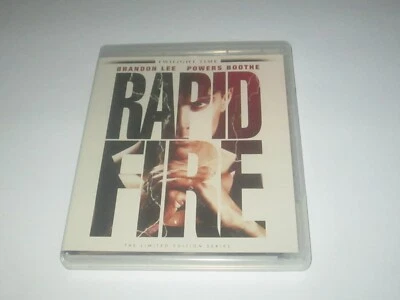 RAPID FIRE Blu-Ray TWILIGHT TIME Limited Edition BRANDON LEE POWERS BOOTHE - Image 1 of 4