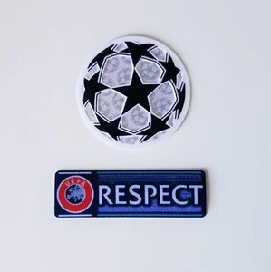 UEFA Champions League Soccer Patch Respect Iron-On Patch Ballstar La Liga Serie - Picture 1 of 2