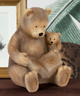 Reading Dad And Baby Bears Ornament Neutral Tones Possible Fathers Day Gift Idea