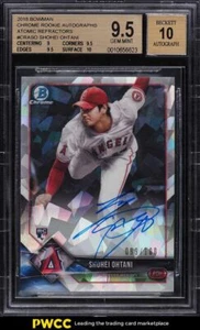 2018 Bowman Chrome Atomic Refractor Shohei Ohtani ROOKIE RC AUTO /100 BGS 9.5
