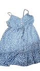 Gilli Light Blue Polka Dot Summer Dress Size Lg