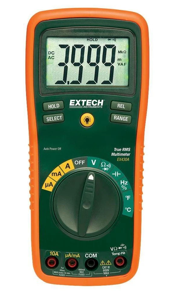 EXTECH INSTRUMENTS EX430A 11 Funktion True Professionell Digitalmultimeter - Bild 1 von 1