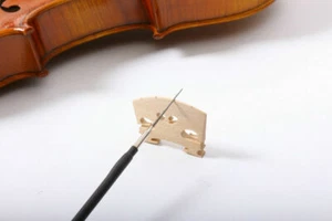 2 piezas 4/4 Violín Puente Cuerda Ranura Cortador Archivos Fabricación Herramientas de Luthier - Imagen 1 de 5