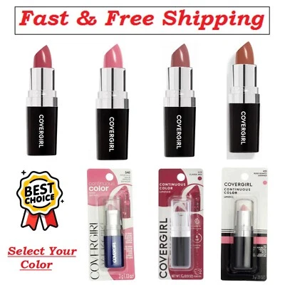 Covergirl Continuous Color Lipstick, 0.13 Oz (Packaging May Vary) - Select Color - Image 1 of 4