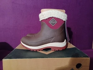 Muck Boot Women's Arctic Apres Slip-On Snow Boots French Roast/Cordovan Size 5 - Picture 1 of 6