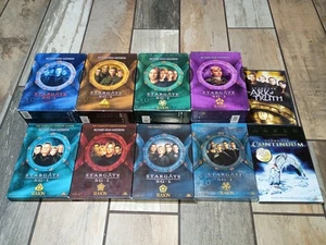 Stargate SG-1 Series DVDs Seasons 1 2 3 5 7 8 9 10 AND 2 MOVIES! - Picture 1 of 7
