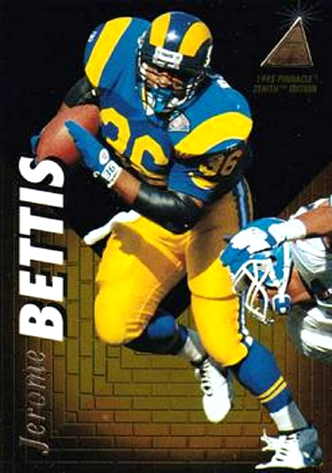 1995 Zenith #Z106 Jerome Bettis St. Louis Rams HOF - Image 1 of 1