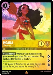 Cold Foil MOANA OF MOTUNUI 1x Rare Disney Lorcana NM - Bild 1 von 1