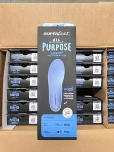 Plantilla Superfeet Azul Pie Talla D Hombres 7.5-9/Mujeres 8.5-10 Arco Medio Medio Medio Medio Medio - Imagen 1 de 6