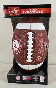 Alabama Crimson Tide Rawlings Football Full Size Officially Licensed - Picture 1 of 7