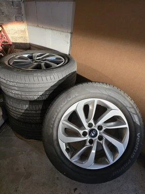 4 ORIGINAL 17" ALU SOMMERRÄDER HYUNDAI TUCSON TL TLE 225/60R17  - Bild 1 von 4