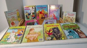 Lote de (16) Little Golden Books de Disney. Pooh, Plaza Sésamo, Libro de la Selva - Imagen 1 de 20