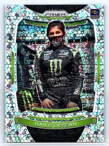 2021 Prizm Racing Rookie #35 Hailie Deegan COVID Era Disco Prizm /75 NASCAR RC - Picture 1 of 3