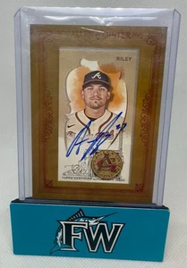 2023 Topps Allen & Ginter Austin Riley Auto Framed Mini #MA-AR Braves - Picture 1 of 2