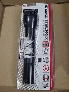 Maglite ML300LX LED 2-Cell D Flashlight, Matte Black ML300LX-S2CC6 - Picture 1 of 9