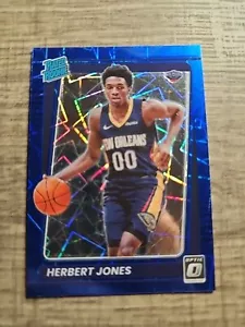 2021-22 Donruss Optic PRIZM BLUE LAZER Herbert Jones RC Rated Rookie #157 AH 1G - Picture 1 of 2