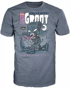 ¡FUNKO POP! CAMISETAS MARVEL VENOMIZED GROOT TALLA PEQUEÑA TOTALMENTE NUEVAS PIZARRA AZUL S - Imagen 1 de 1