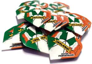 Irland Irish Dart Flights 10 Sets / 30 Stück Irish Flag Design DartsAusverkauf - Bild 1 von 7