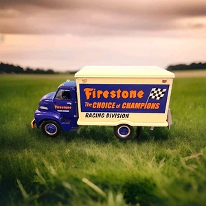 First Gear 1953 Ford C-600 Straight Truck Firestone Choice of Champions 1:34 Neu - Bild 1 von 20