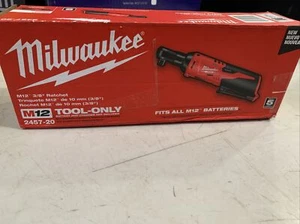 Milwaukee 2457-20 M12 Cordless 3/8" Ratchet (Tool Only) - Foto 1 di 4