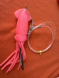 380g COD, HADDOCK, LARGE SQUID NORWAY Haddock  LURE  GLOW SQUID 12/0 - Picture 1 of 7