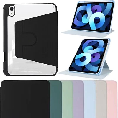 Rotating Flip Stand Case Cover For iPad 11th/10th/9th/8th/7th/6th/5th Generation - Image 1 of 4